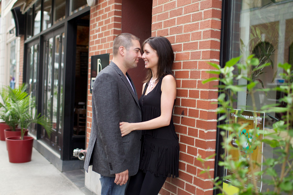 Engagement session in Quebec City