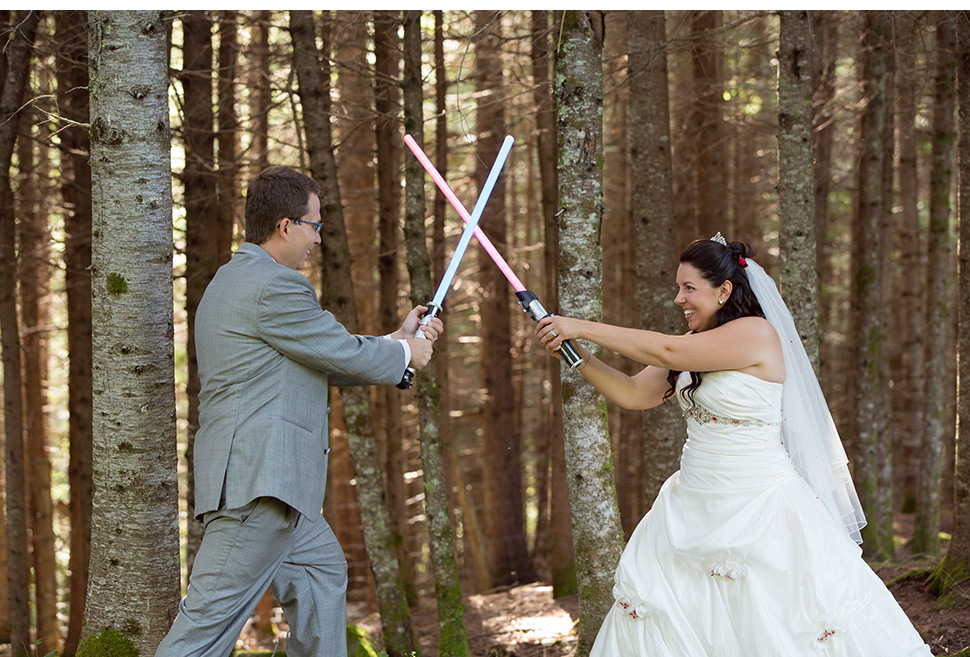 Mariage thématique Star Wars.