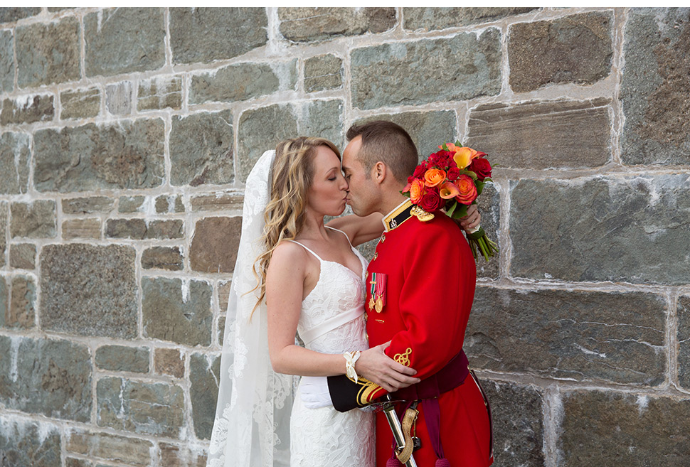 Mariage militaire à Québec.